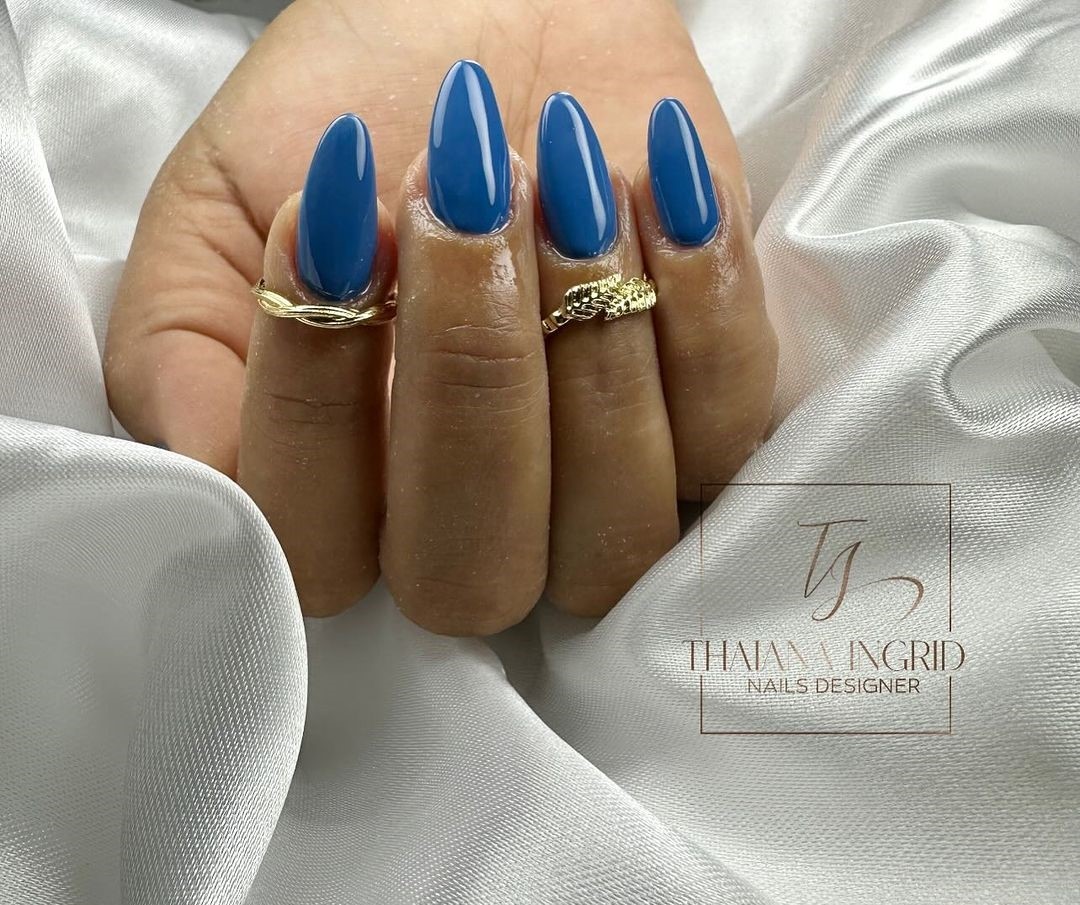 Alongamento em gel estilo bailarina